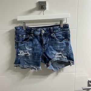 American Eagle blue jean shorts